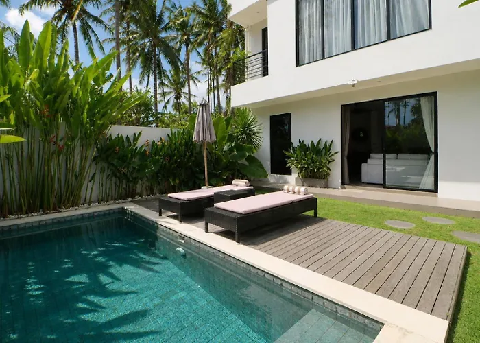 別荘 Private - Pool - 2br - 5 Min Kedungu タナロット